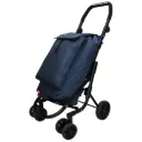 Shop2go 4-6 wheel push shopper with cooling compartment
