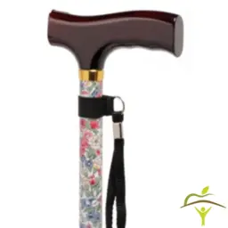 dark blue, with wooden handle, 80 -97 cm