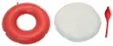 Rood Ringkussen opblaasbaar 