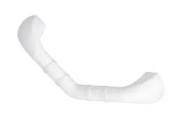 blanc - courbé - 32,5 cm