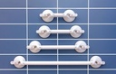 Fixed length wall bracket on suction cup