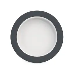 20 cm -  wit met antraciet