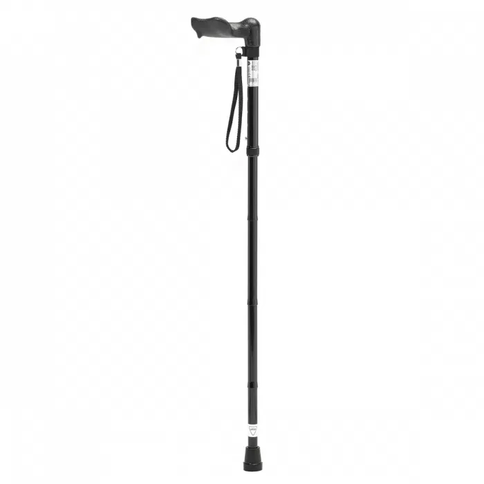 Walking stick with anatomical handle 