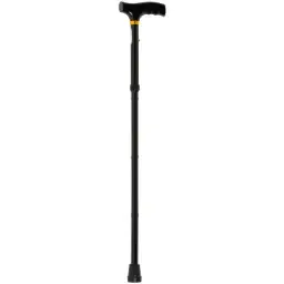 opvouwbaar, zwart, 77,5 - 87,5 cm