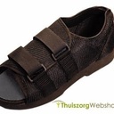 Zwarte nylon post-operatieve schoen 