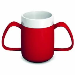 Gobelet rouge isolant 220 ml 2 anses