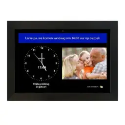 DayClock10-Generations Black with black frame