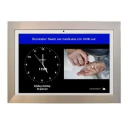 DayClock10-Generations White with titanium frame