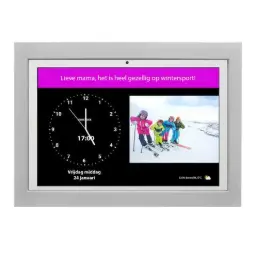 DayClock10-Generations White with white frame