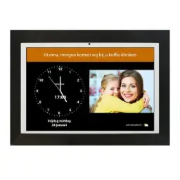 DayClock10-Generations White with black frame