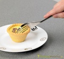 Combinaison fourchette/couteau ergonomique en acier inoxydable