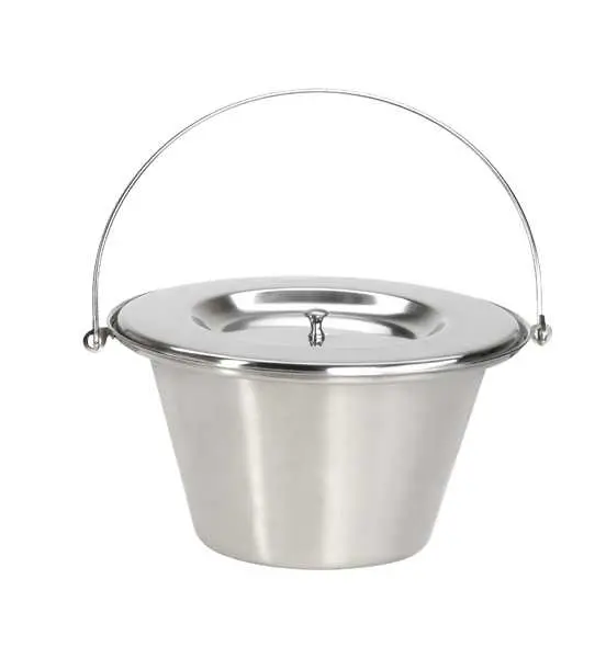 Toiletemmer Inox met Deksel – Duurzaam en hygiënisch