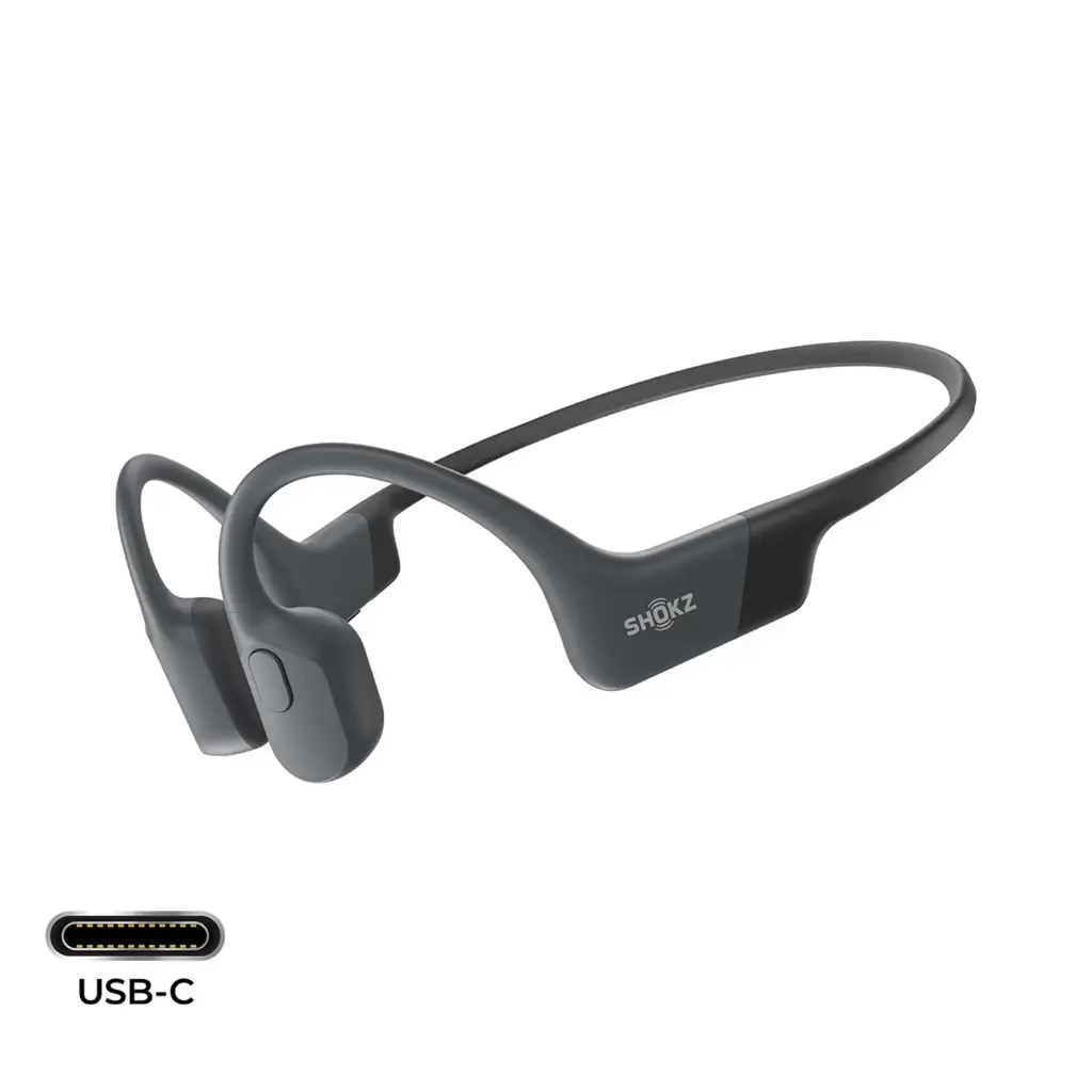 Shokz Openrun USB-C Hoofdtelefoon Zwart