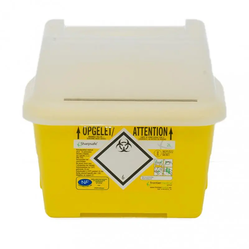Vernacare Sharpsafe Naaldcontainer | Veilige Container voor Naalden en Scherp Medisch Afval