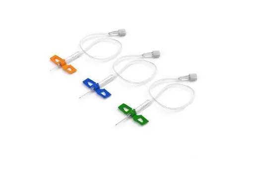 Vleugelnaalden met PVC Slang | Steriele Infuusnaalden – Doos van 100
