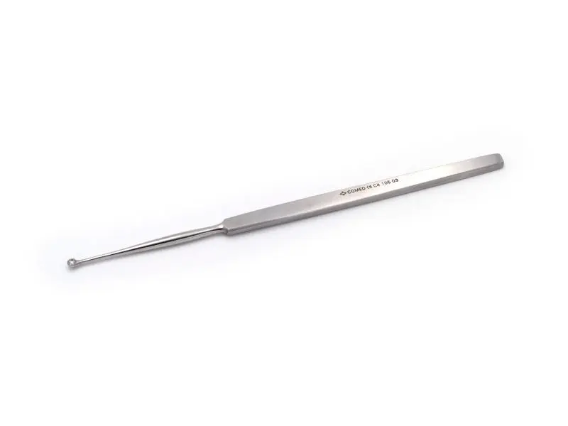 Fijne Dermatologische Curette 3 mm – Volledig in Roestvrij Staal