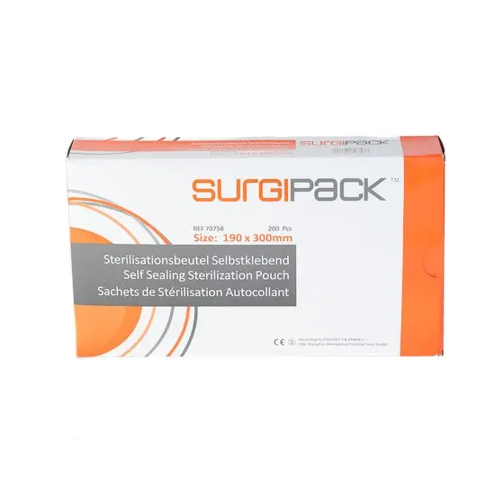 Fomed Surgipack Self-Seal Laminaatzakken 190 × 300 mm Doos van 200 stuks