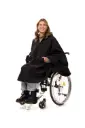 Soft-shell rolstoelponcho