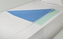 Washable bed pad with tuck-in strips