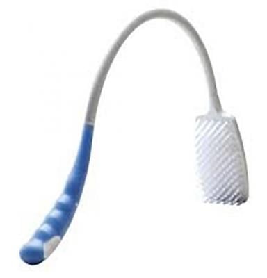 Gebogen ergonomische badborstel