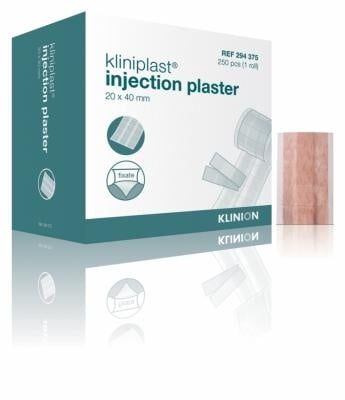 Pansements d'injection Kliniplast Ready 2 x 4 cm - Rouleau de 250