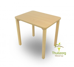 Beech wood table 80cm x 140cm x 75.5cm