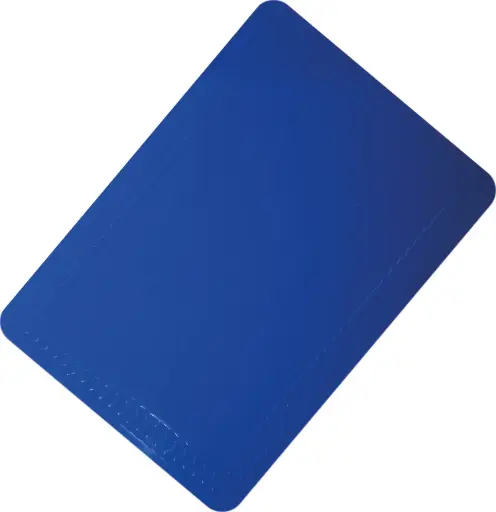 blauw anti slip matje 25x18 cm 