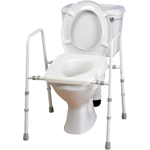 Toiletkader met zitting Stirling, hoogte en breedte aanpasbaar