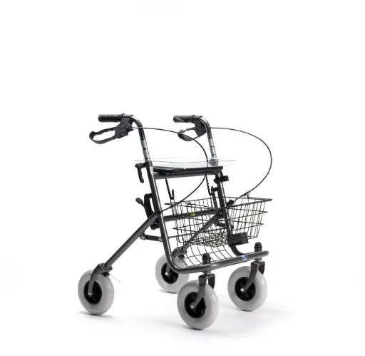 klassieke rollator met 4 wielen | comfortabel en praktisch