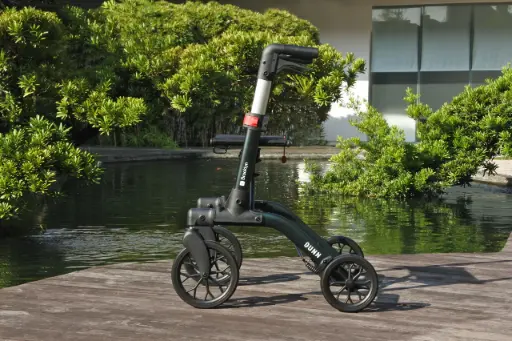 Brooklyn rollator met soft wheels – maximaal wandelcomfort dankzij zachte PU-wielen
