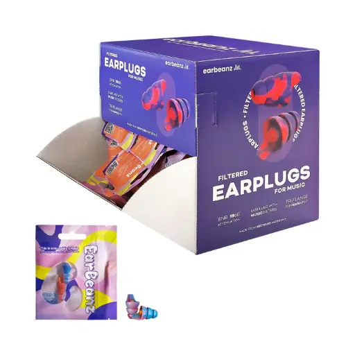 EarBeanz oordoppen (150 sets in bewaarbox)