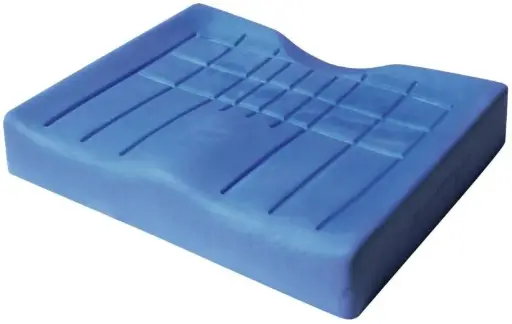 Viscoflex+ Bariatrisch Zitkussen 56 x 46 cm met PU Hoes – Anti-decubitus kussen voor verhoogd zitcomfort