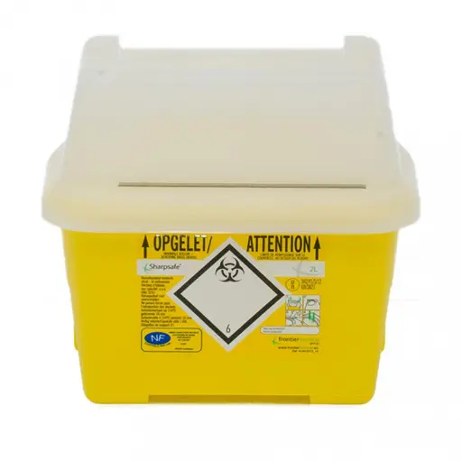 Vernacare Sharpsafe Naaldcontainer | Veilige Container voor Naalden en Scherp Medisch Afval