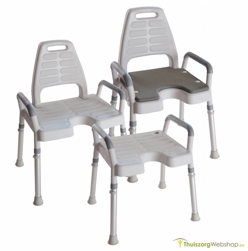 Shower chair with armrests - Premium