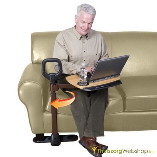 Table rotative avec support debout 