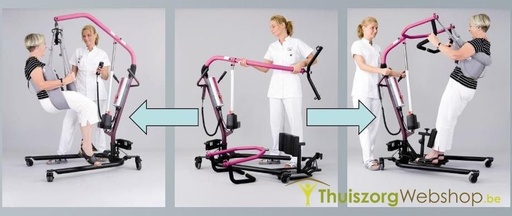 Combinatie passieve en actieve tillift 