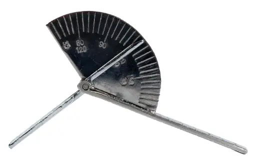Goniomètre de doigts en inox 9 cm 180°