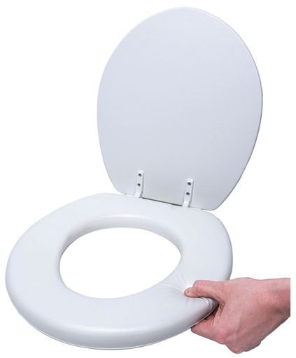 Weicher Toilettensitz mit Vinylbezug für normale Toiletten