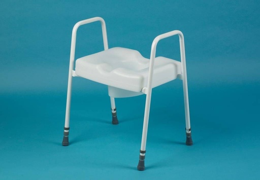 Toiletkader met brede toiletverhoger