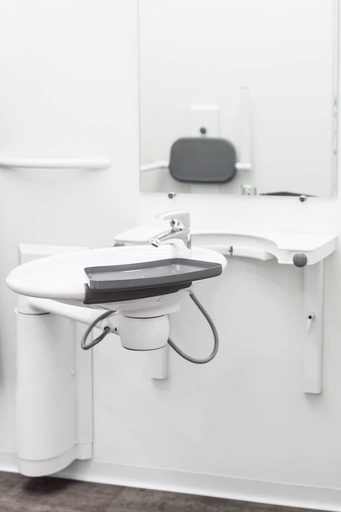 Zwenkbare lavabo Ropox