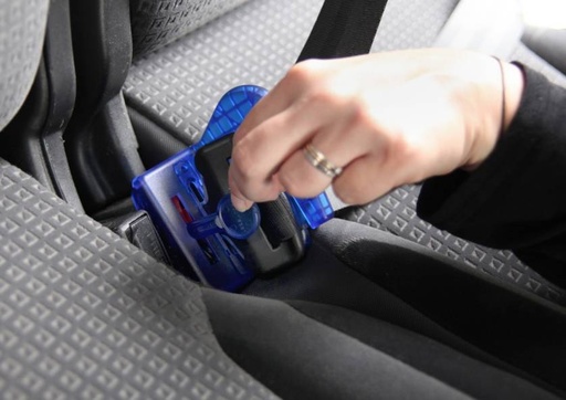 Beveiliging voor openen autogordel 