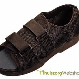 Black nylon post-operative shoe 