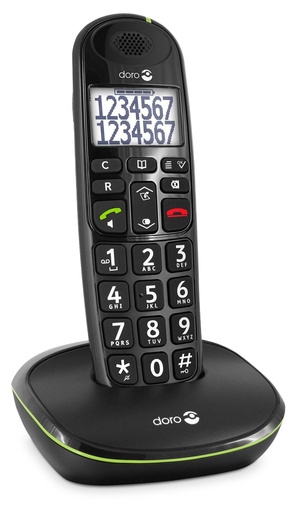 Draadloze seniorentelefoon met duidelijk scherm
