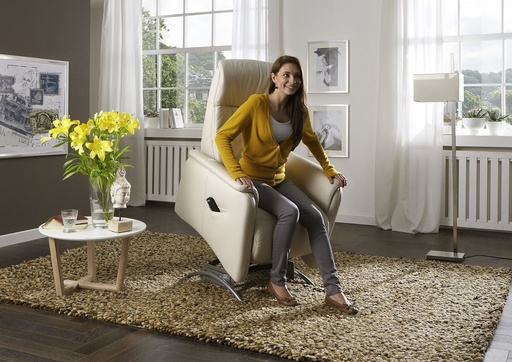 Ergolux by Ergodôme: relaxzetel met 3 motoren en opstahulp