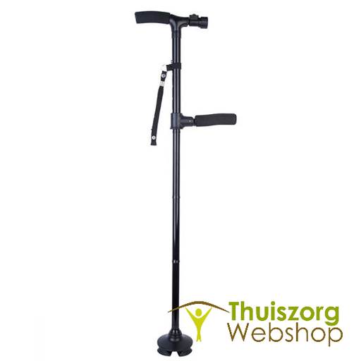 Vouwbare wandelstok met stabilisator en lampje