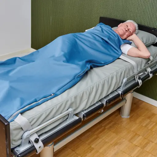 Slaapzak met fixatieriemen