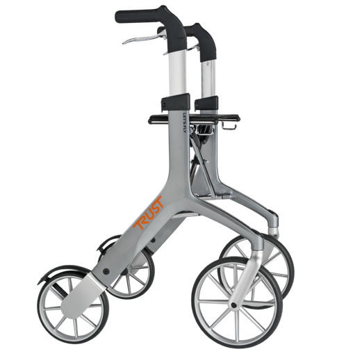 Let’s Fly – luxe lichtgewicht rollator voor binnen en buiten (inclusief bagagetas)