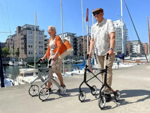 Let’s Move – ultralichte en elegante allround rollator (inclusief tas)