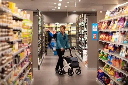 Rollz Flex boodschappenrollator – wendbaar, modern en met grote boodschappentas