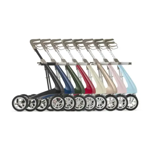 Carbon Ultralight Rollator – Lichtste Rollator ter Wereld (4,8 kg) met Tas